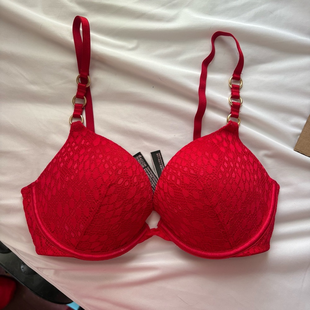 Victoria secret red bra 34C